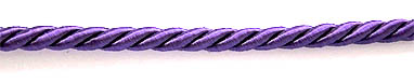 Kordel 6mm am Meter violett